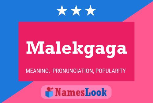 Malekgaga Name Poster