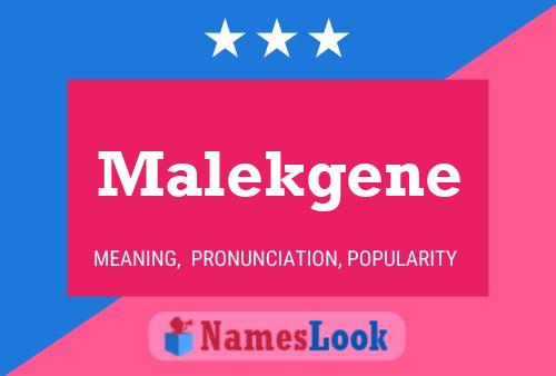 Malekgene Name Poster