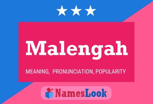 Malengah Name Poster