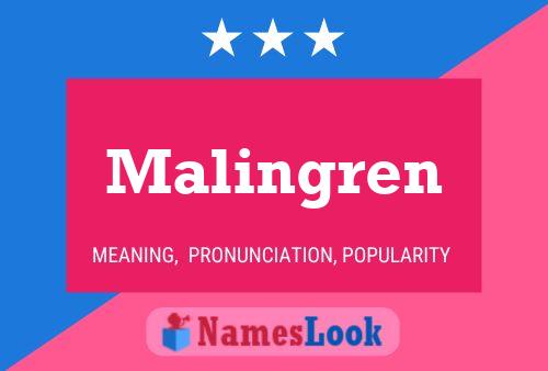 Malingren Name Poster