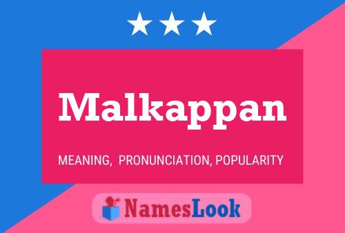 Malkappan Name Poster