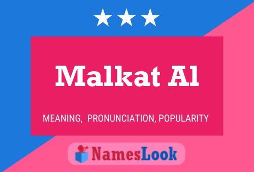 Malkat Al Name Poster