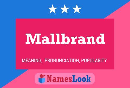 Mallbrand Name Poster