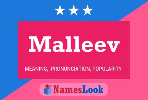 Malleev Name Poster