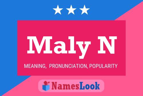 Maly N Name Poster