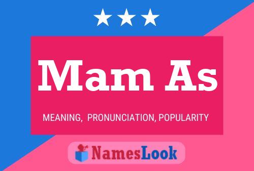 Mam As Name Poster