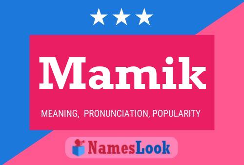 Mamik Name Poster