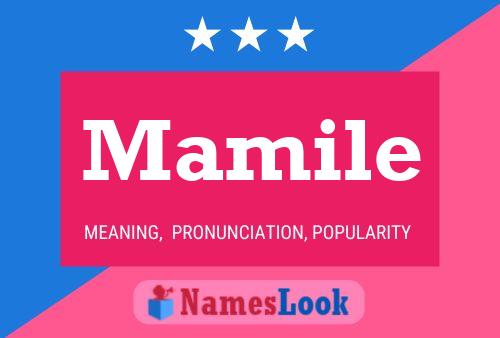 Mamile Name Poster