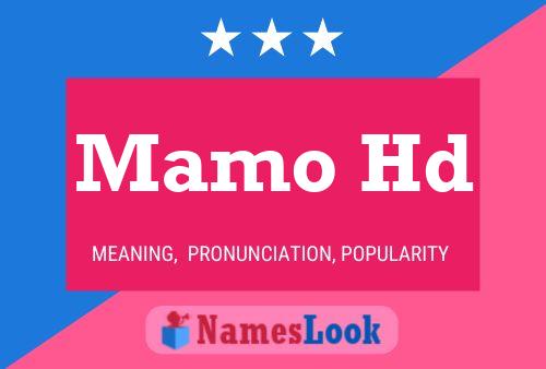 Mamo Hd Name Poster