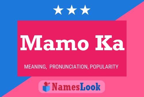 Mamo Ka Name Poster