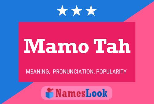 Mamo Tah Name Poster