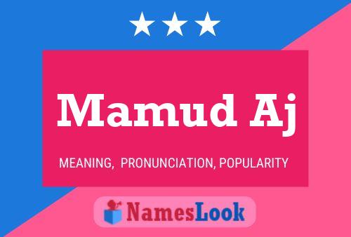 Mamud Aj Name Poster