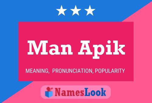 Man Apik Name Poster