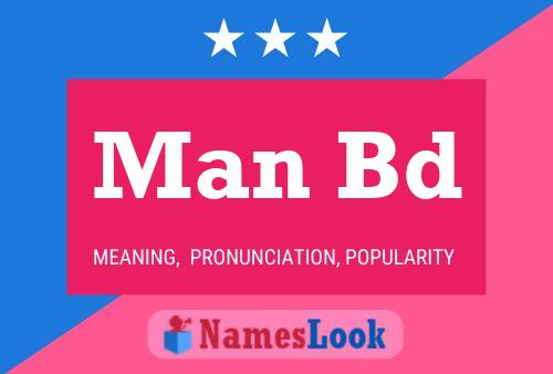 Man Bd Name Poster