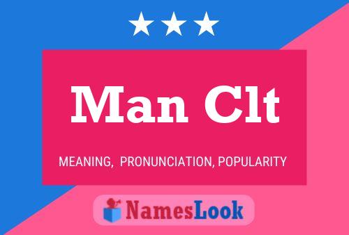 Man Clt Name Poster