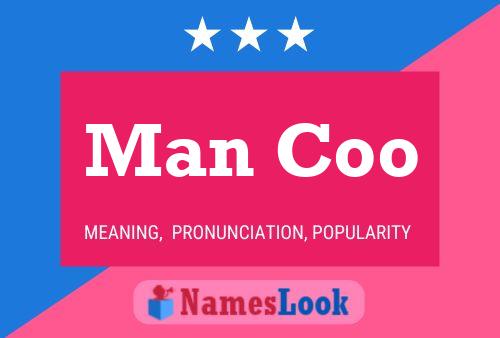 Man Coo Name Poster