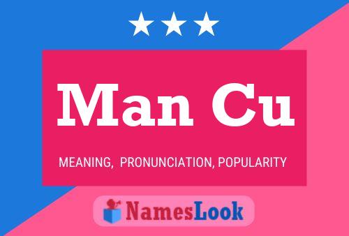 Man Cu Name Poster