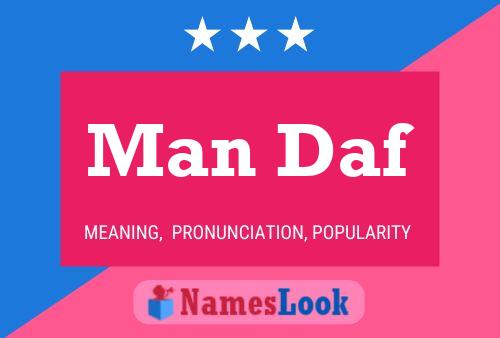 Man Daf Name Poster