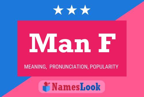 Man F Name Poster