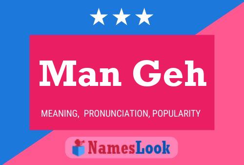 Man Geh Name Poster