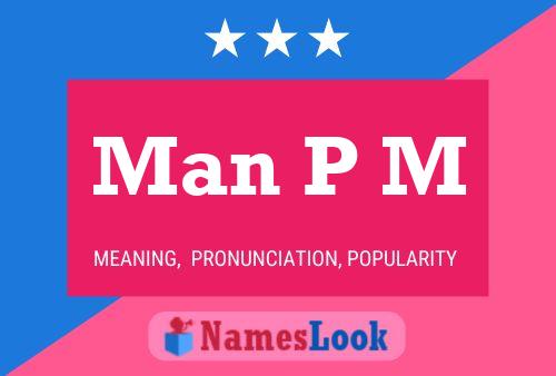 Man P M Name Poster