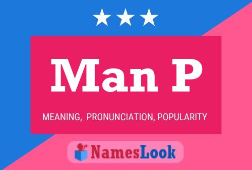 Man P Name Poster