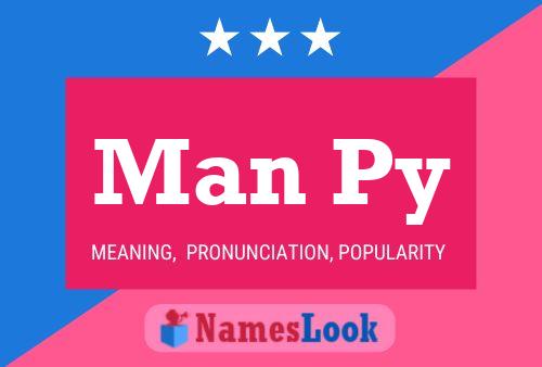 Man Py Name Poster