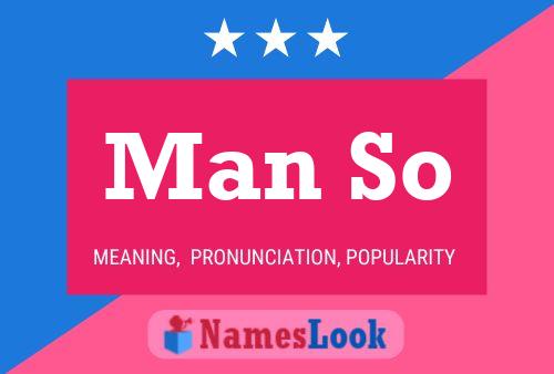 Man So Name Poster