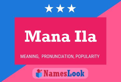 Mana Ila Name Poster