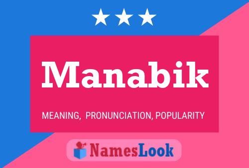 Manabik Name Poster