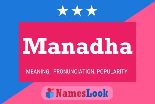 Manadha Name Poster