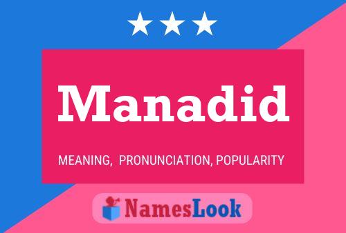 Manadid Name Poster