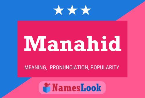 Manahid Name Poster