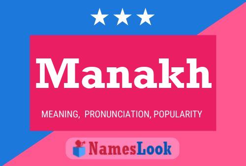 Manakh Name Poster