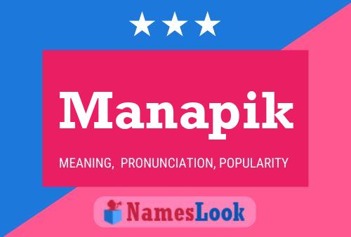 Manapik Name Poster