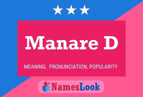 Manare D Name Poster