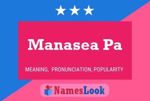 Manasea Pa Name Poster