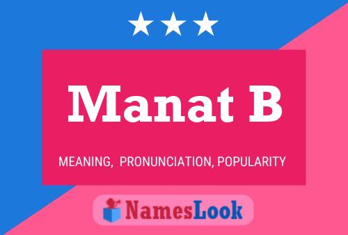 Manat B Name Poster