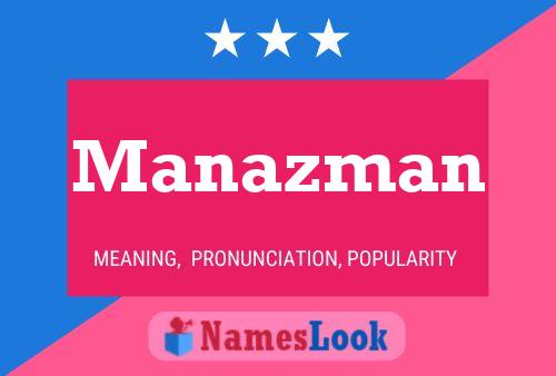 Manazman Name Poster