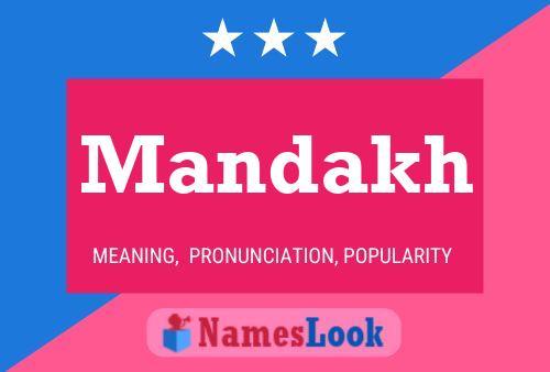 Mandakh Name Poster