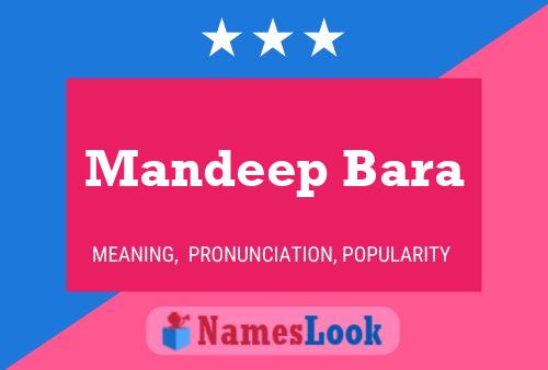 Mandeep Bara Name Poster