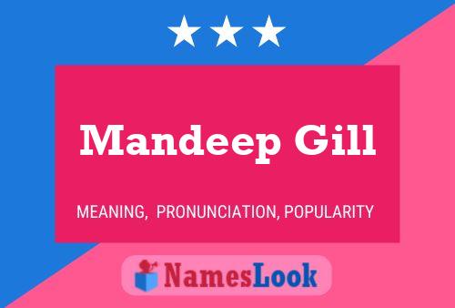 Mandeep Gill Name Poster