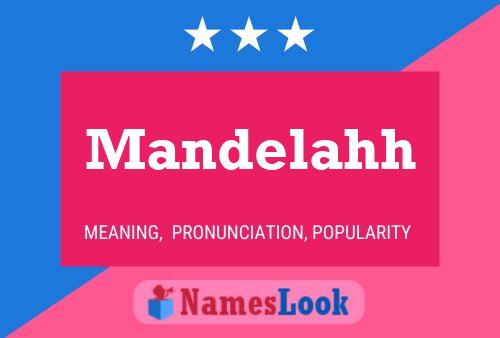 Mandelahh Name Poster