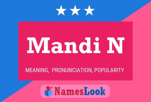 Mandi N Name Poster