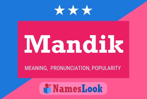 Mandik Name Poster