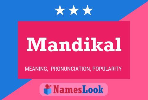 Mandikal Name Poster