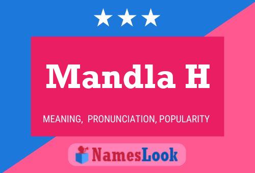 Mandla H Name Poster