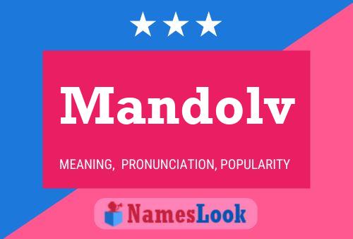 Mandolv Name Poster