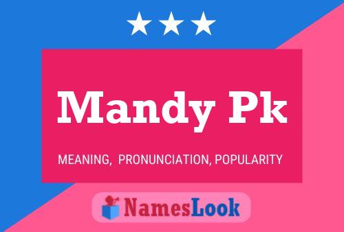 Mandy Pk Name Poster