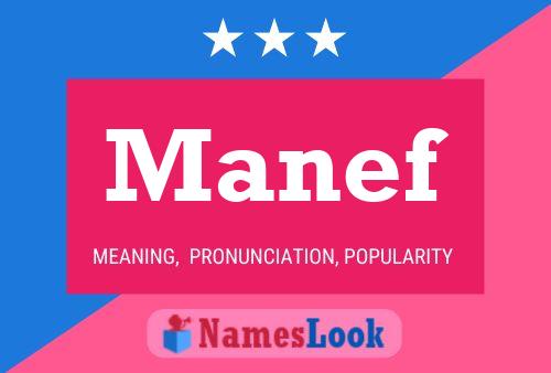 Manef Name Poster